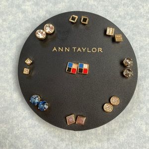 NWT Ann Taylor mega stud earring set